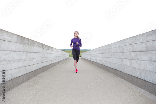 Canvas Print running in Copenhagen