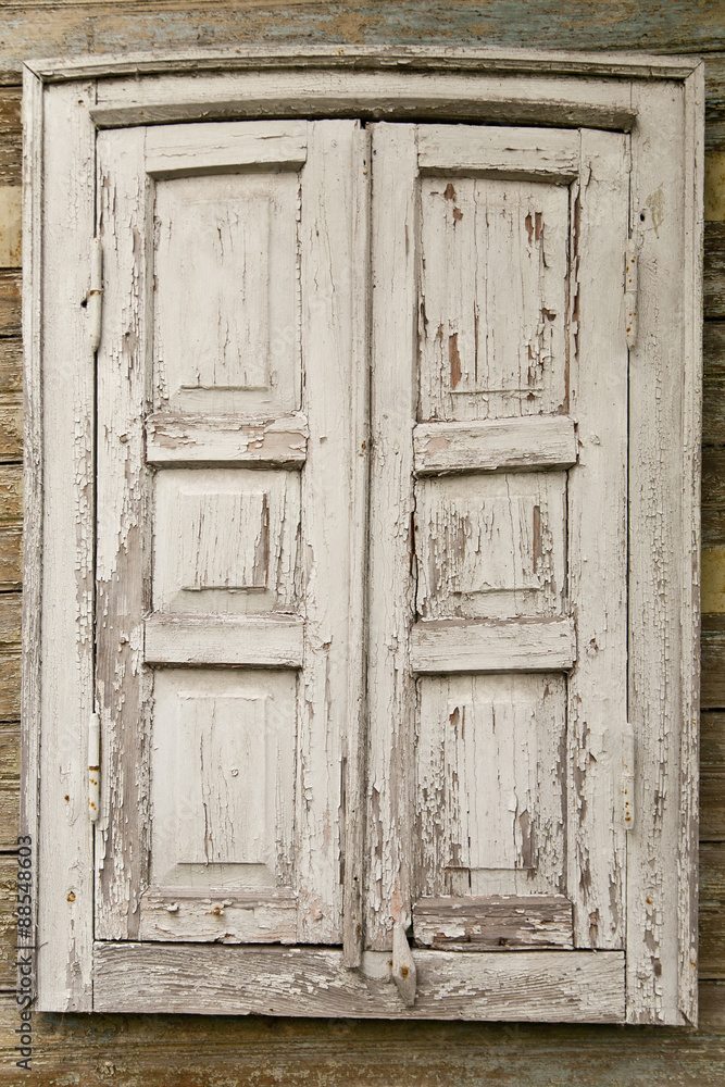 old window with shutters old window with shutters