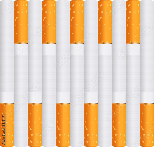 Cigarettes as a background
