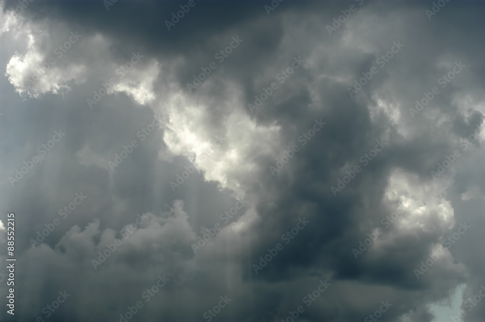 Obraz premium Blue sky with clouds background