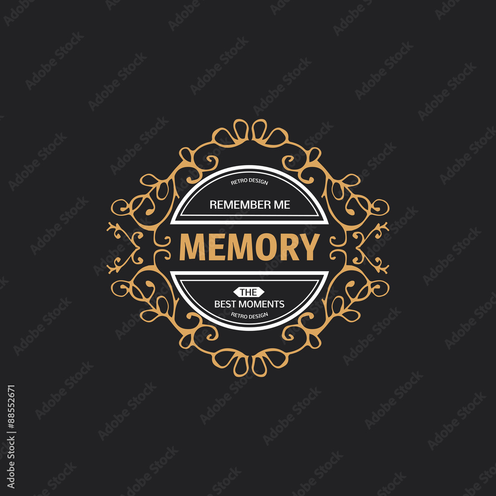 Fototapeta premium Design logo and monograms