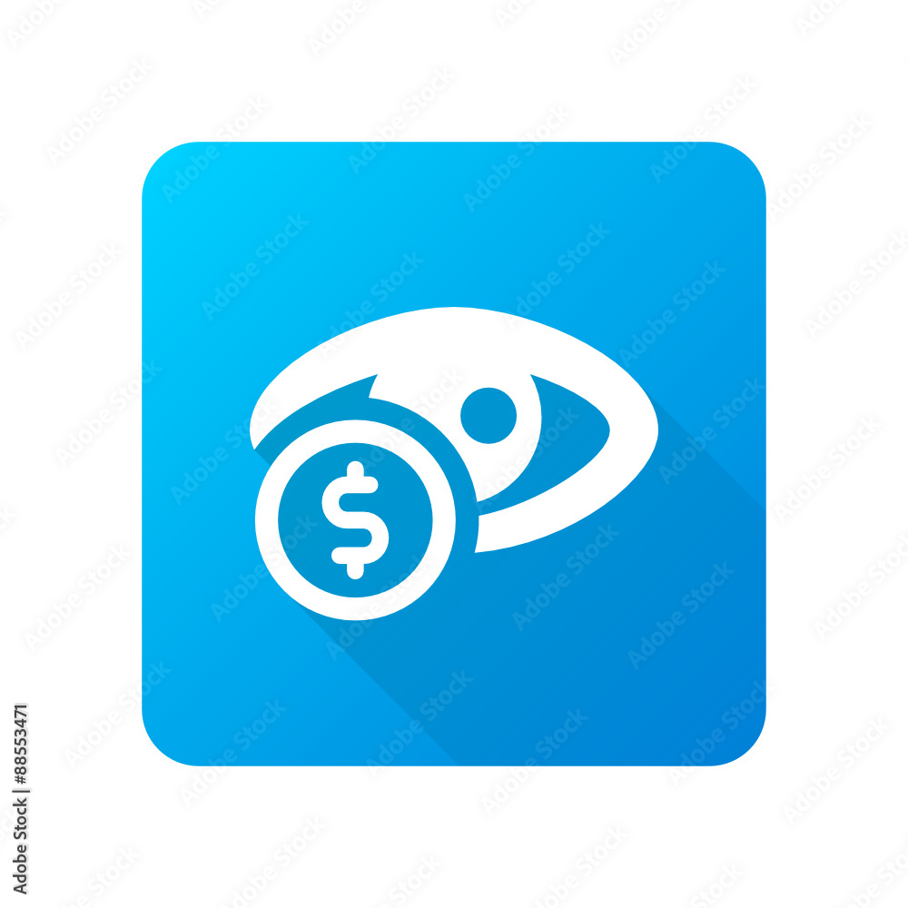 Long-Shadow Blue App Icon Design Long-Shadow Blue App Icon Design