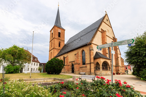 Franconian Parish Church St. Kilian in Schesslitz, Germany photo