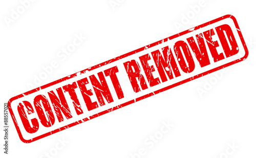 Content Removed red stamp text