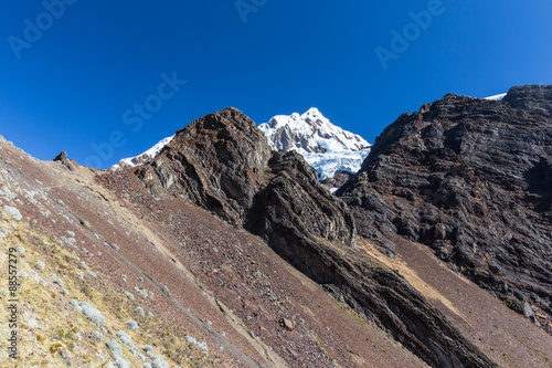 Mountain landscape in the Andes, Peru, Cordiliera Blanca © Calin Tatu