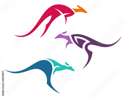 Stylized Kangaroo