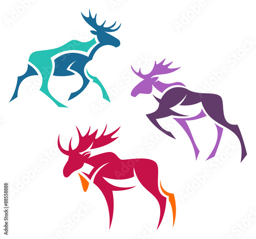 Stylized Moose