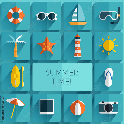 Outdoor Activity Icon Set