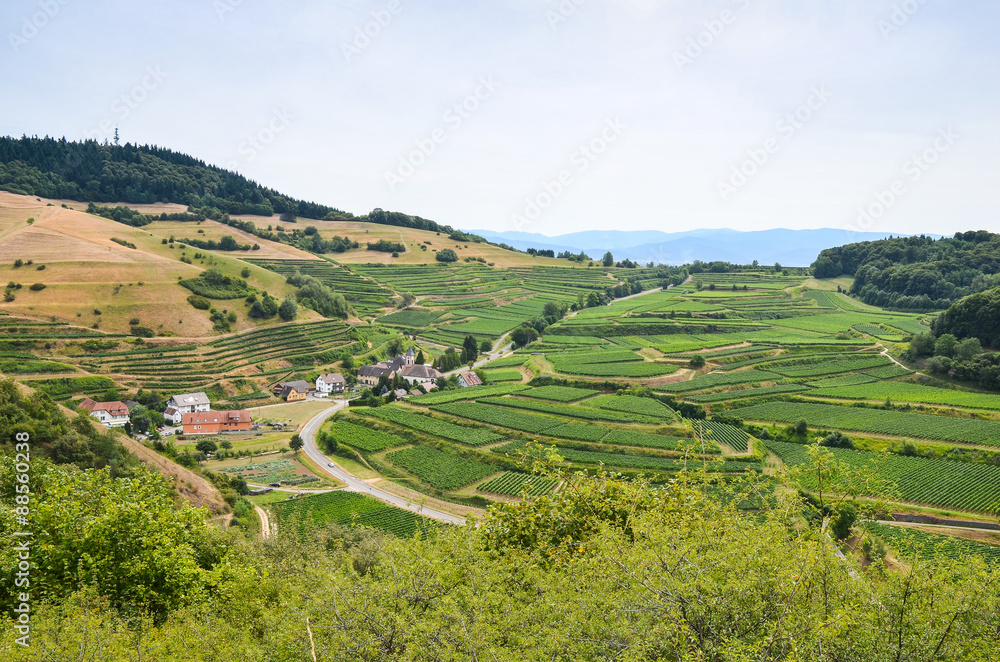 Land im Kaiserstuhl Mittelgebirge