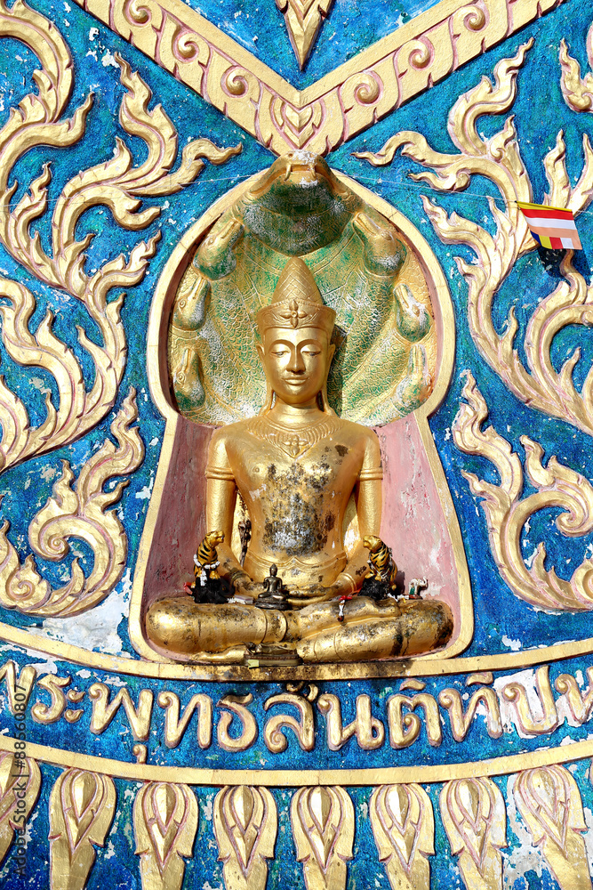 Statue of a Buddhist monk