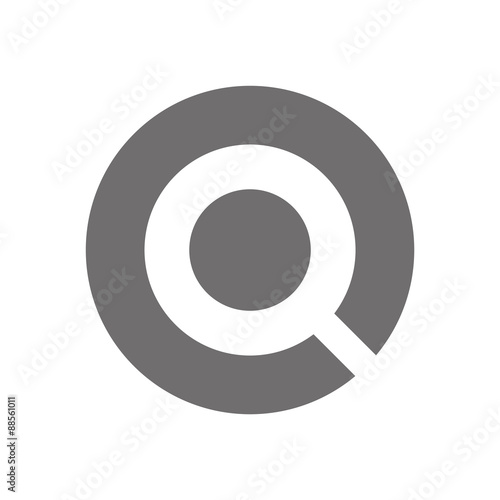 Letter Q Logo Concept Icon. Vector