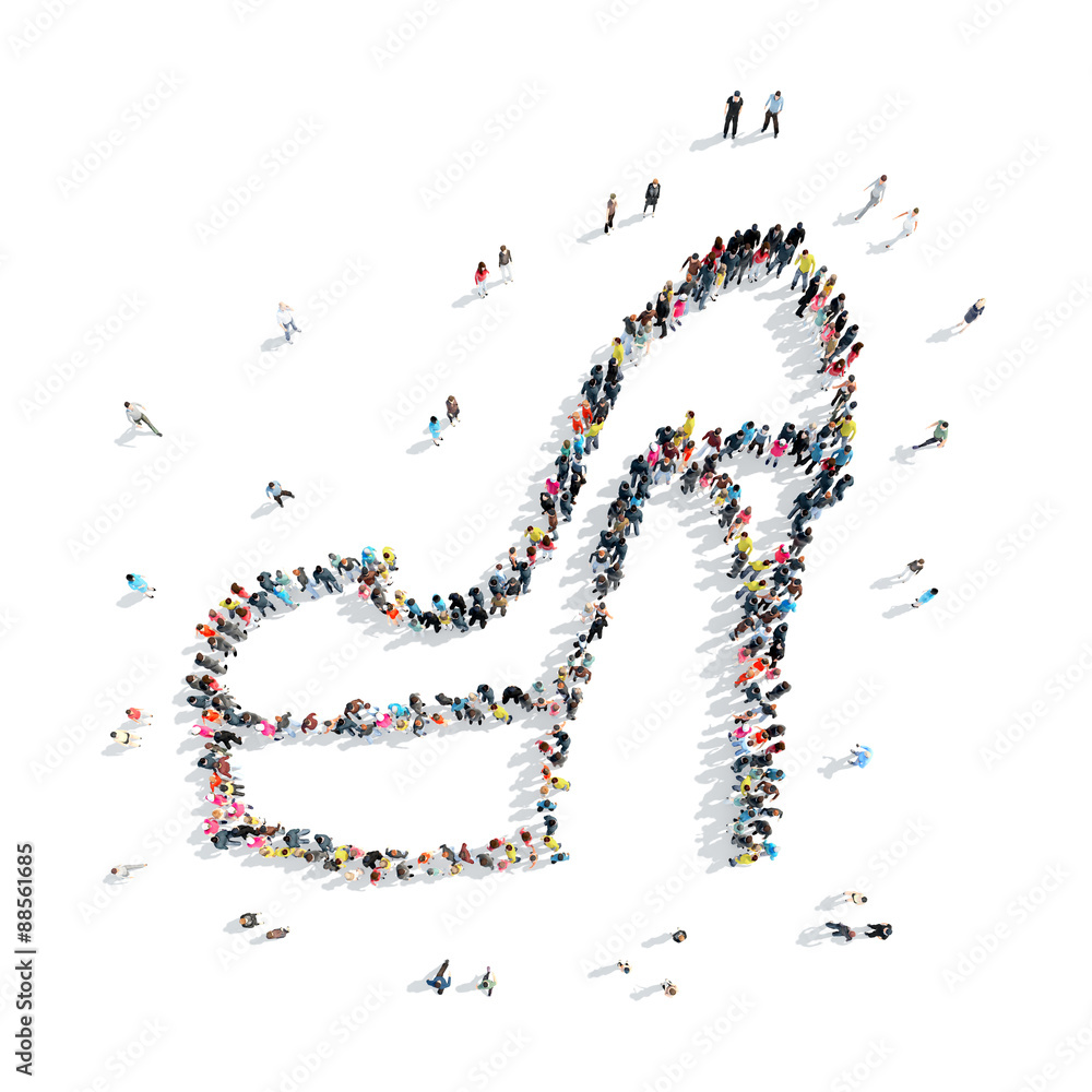 group people shape shoe group people shape shoe