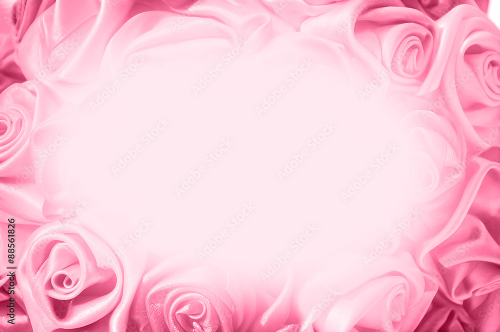 Gentle background from pink buds, one of a large set of floral b