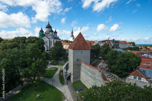 Tallinn, Estonia, medieval old city