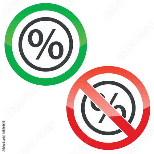 Free Download Percent permission signs - GFXLoad