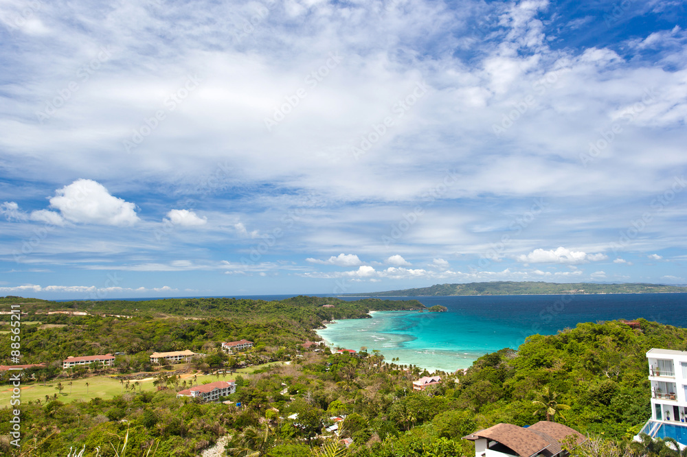 Fototapeta premium View point on island Boracay