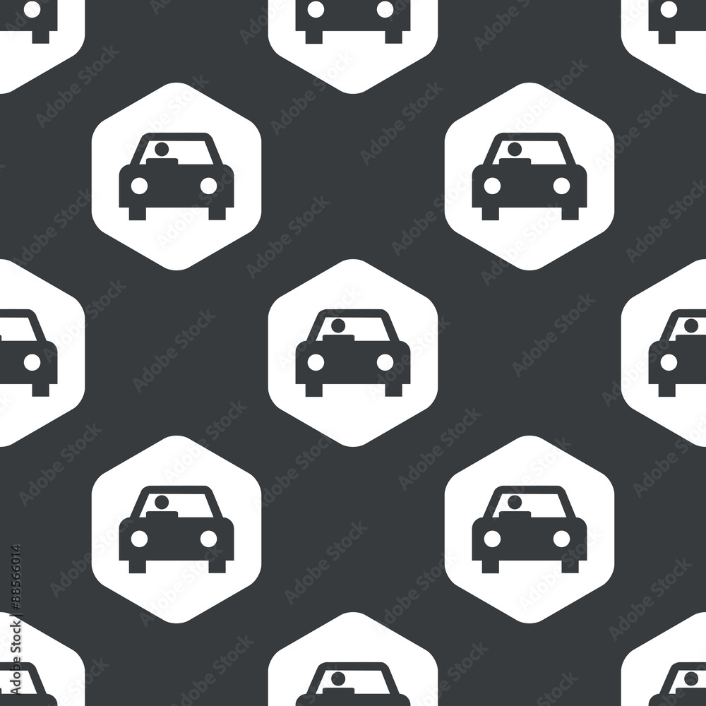 Black hexagon car pattern Black hexagon car pattern
