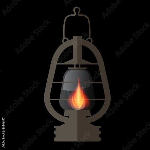 Lantern, Gas Lamp Illustration