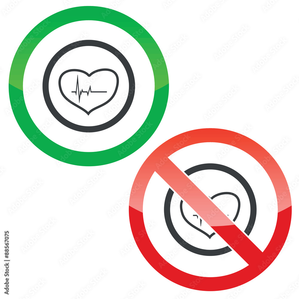 Cardiology permission signs Cardiology permission signs