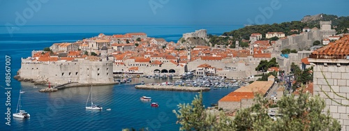 Panorama vom Dubrovnik, die Perle der Adria
