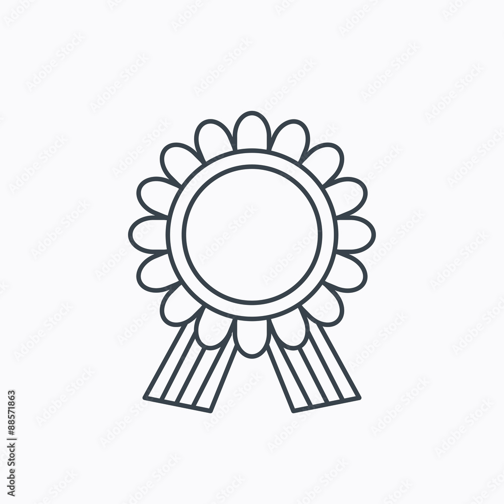 Award medal icon. Winner achievement sign. Award medal icon. Winner achievement sign.