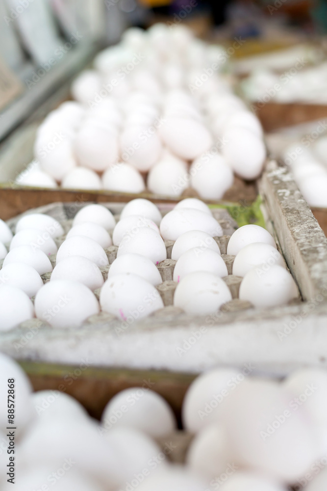 A lot of eggs on market A lot of eggs on market