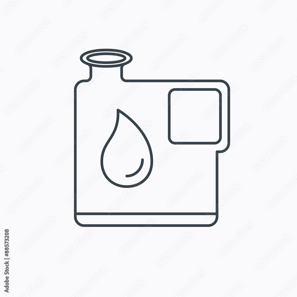 Jerrycan icon. Petrol fuel can with drop sign. Jerrycan icon. Petrol fuel can with drop sign.