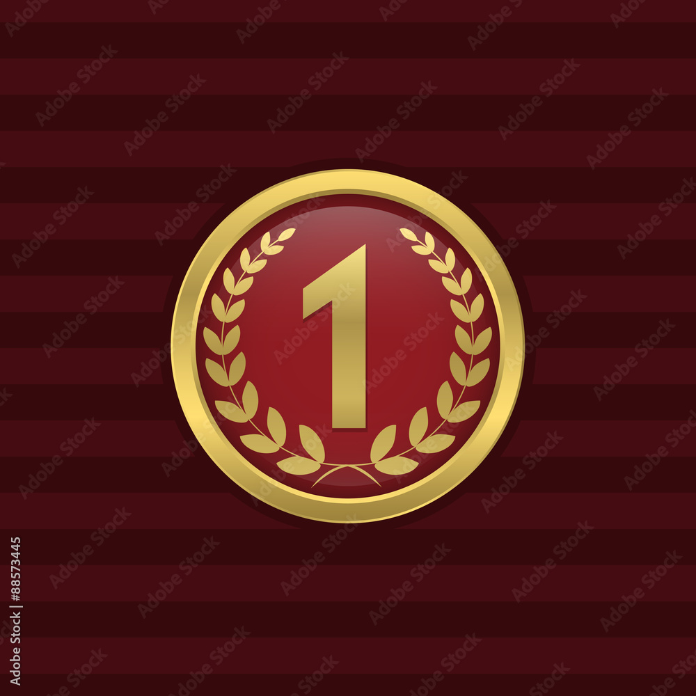 Fototapeta premium First place icon
