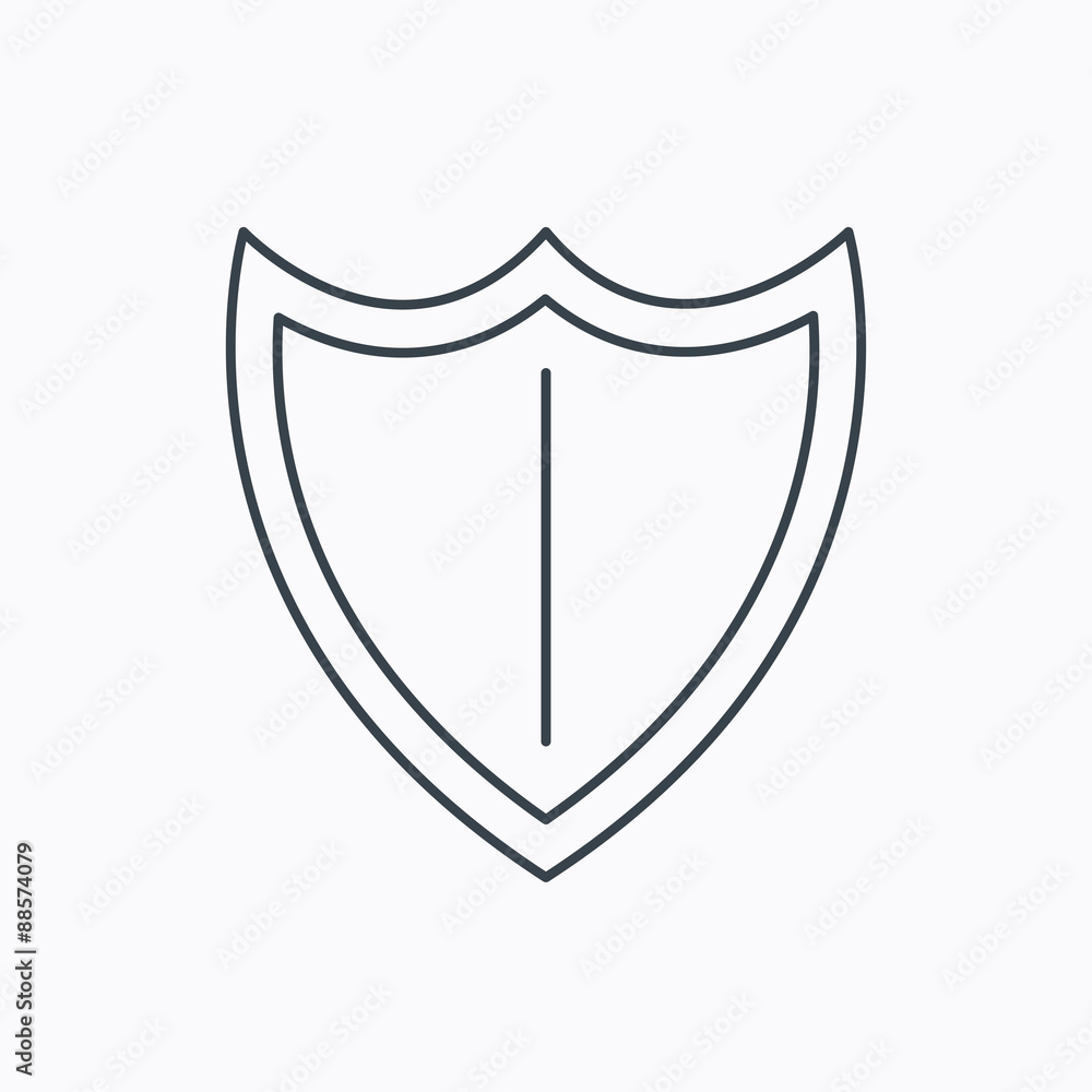 Shield icon. Protection sign. Shield icon. Protection sign.
