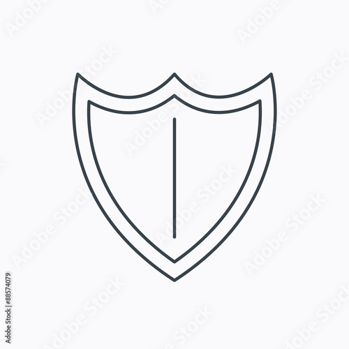 Shield icon. Protection sign.