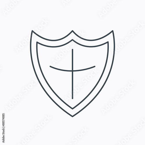 Shield icon. Protection sign.