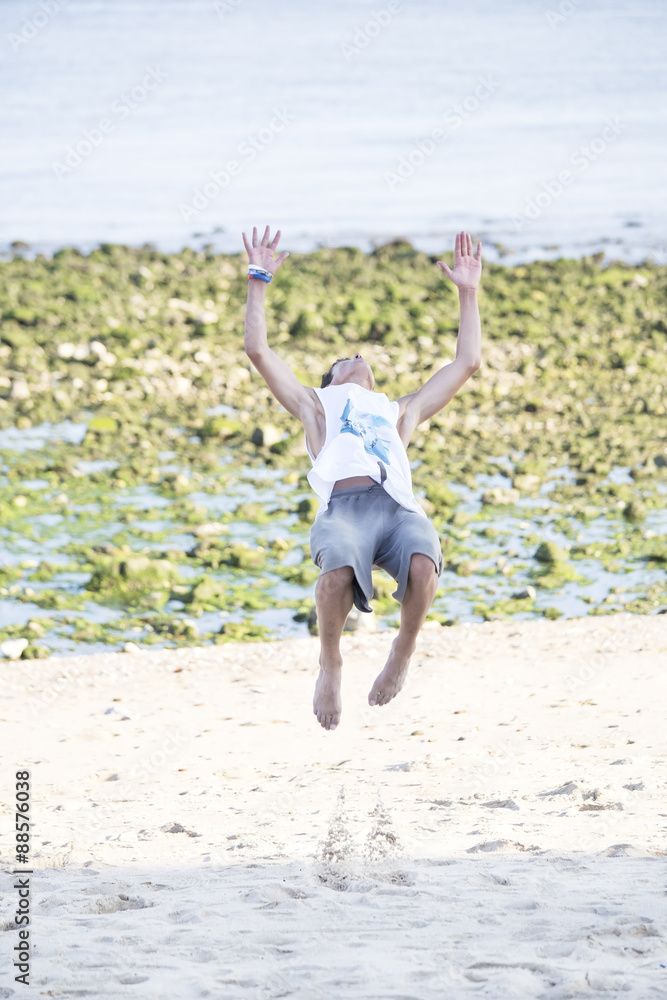 Obraz premium Jumping boy