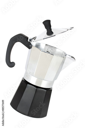 Bilde på lerret Open coffeepot