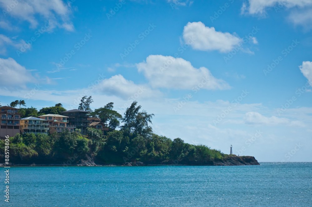Beautiful view of Nawiliwili, Kauai Island, Hawaii, USA Beautiful view of Nawiliwili, Kauai Island, Hawaii, USA