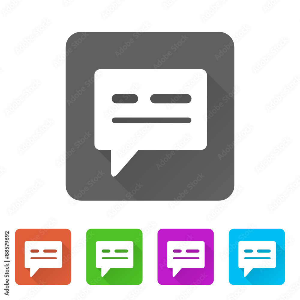 App Icon Long Shadow - 5 Colors App Icon Long Shadow - 5 Colors