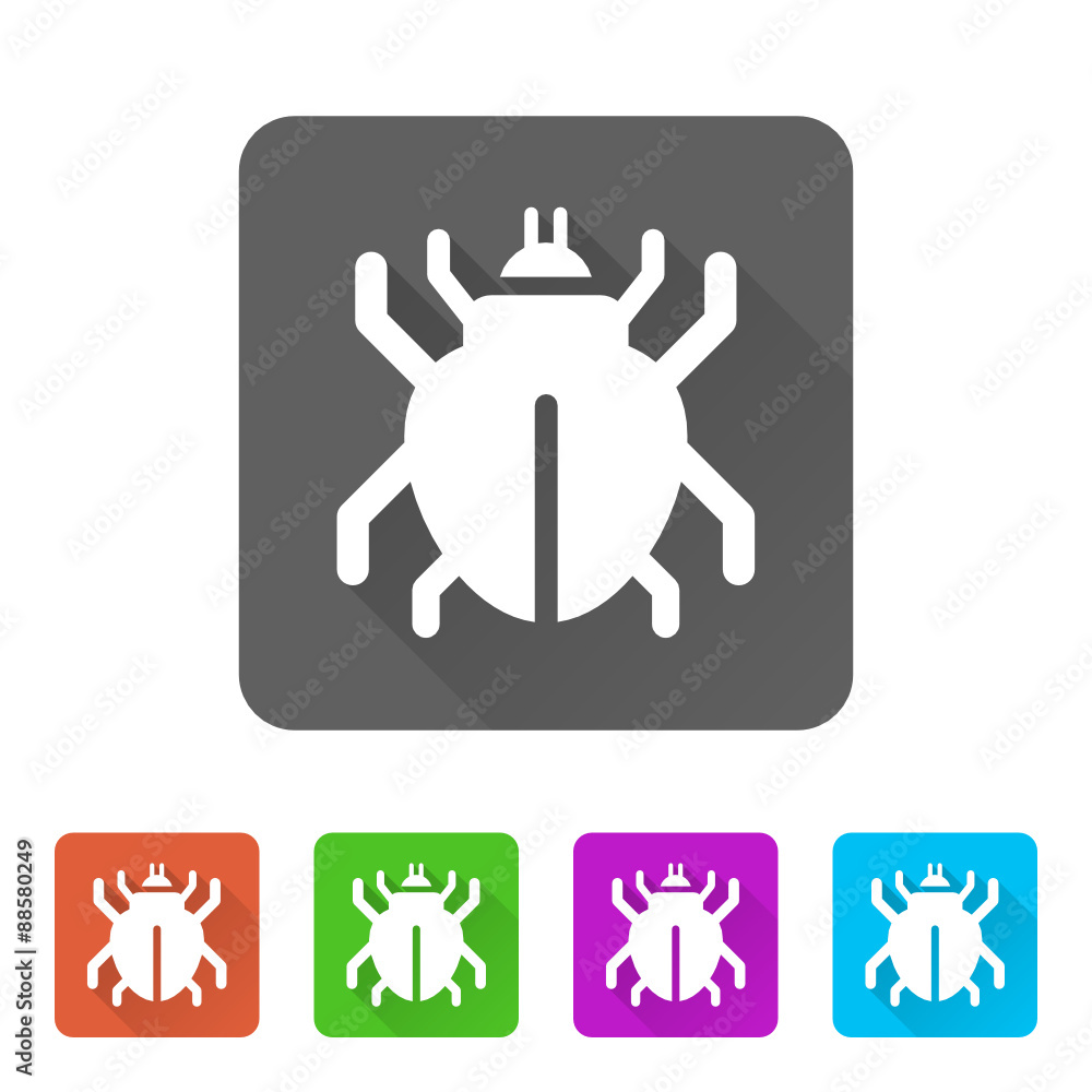 App Icon Long Shadow - 5 Colors App Icon Long Shadow - 5 Colors