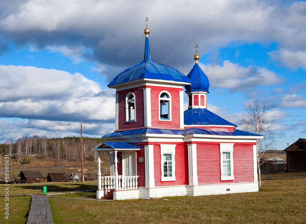Chapel of the Ascension, the beginning of the XIX century. Russia