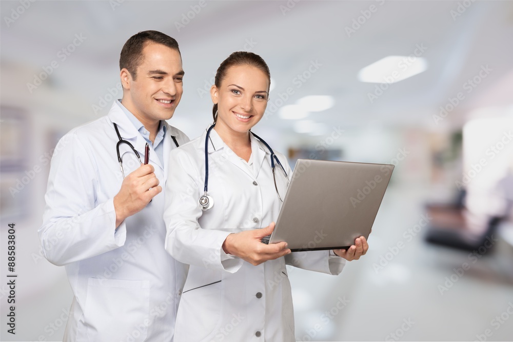 Nurses, Male Nurse, Isolated.