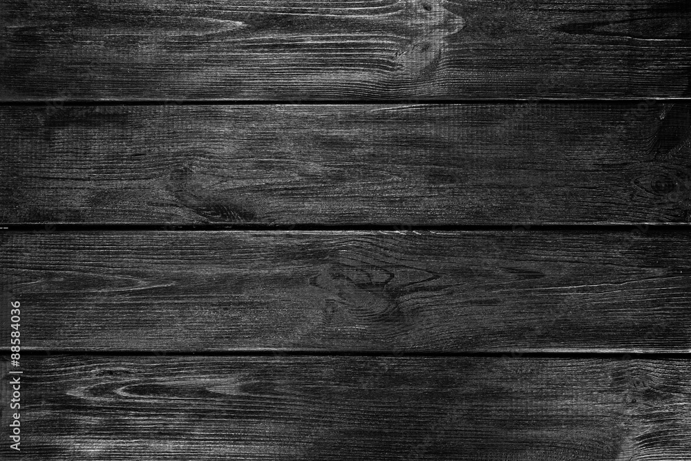 Obraz premium Czarne tło drewna