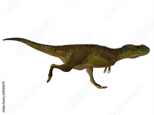 Rugops Dinosaur Side Profile - Rugops was a carnivorous theropod dinosaur that lived during the Cretaceous Period of Africa. © Catmando
