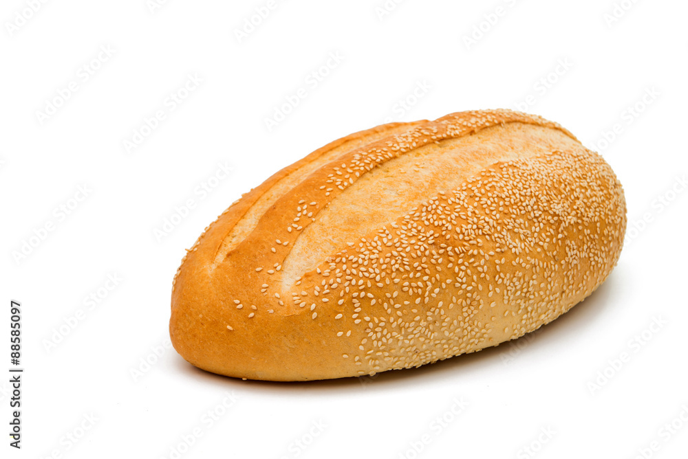 loaf with sesame seeds