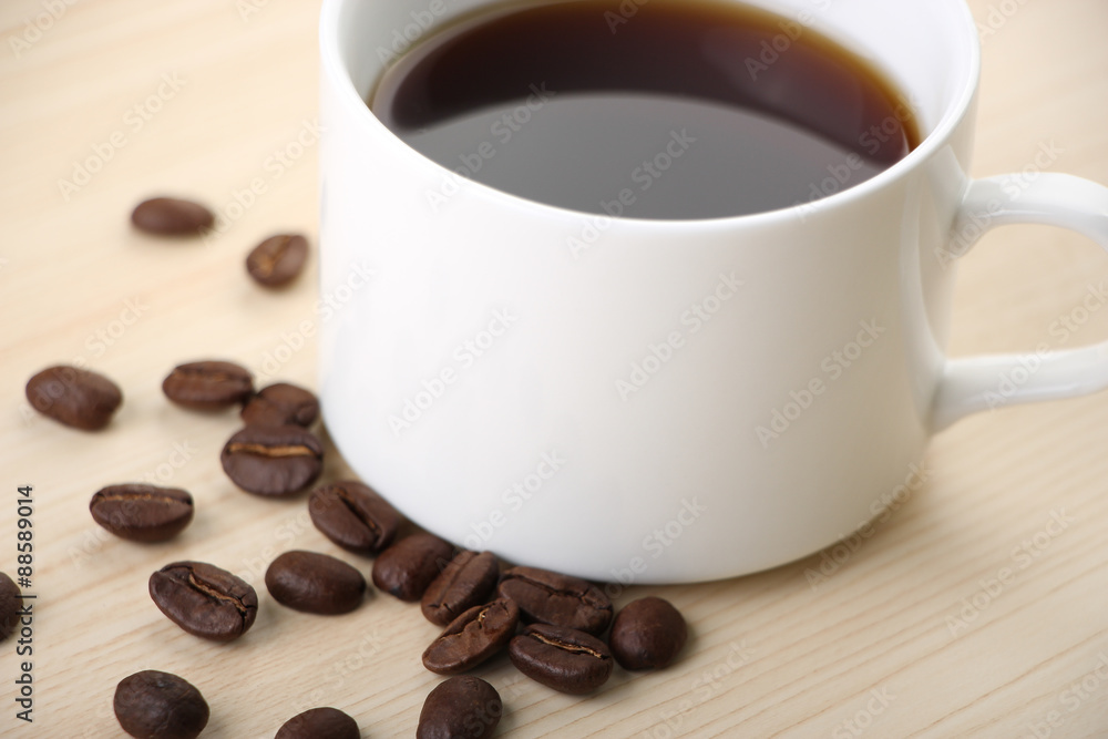 Fototapeta premium Coffee and coffee bean