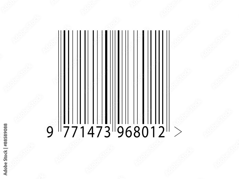 

Barcode on white background
