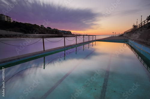 Canvas Print Dawn at Clovelly Pool Sydney