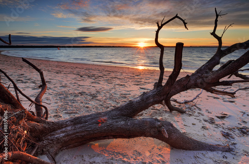 Sunset Silver Beach  Australia