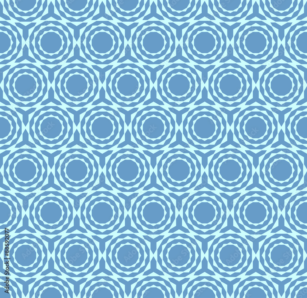 seamless geometric blue texture