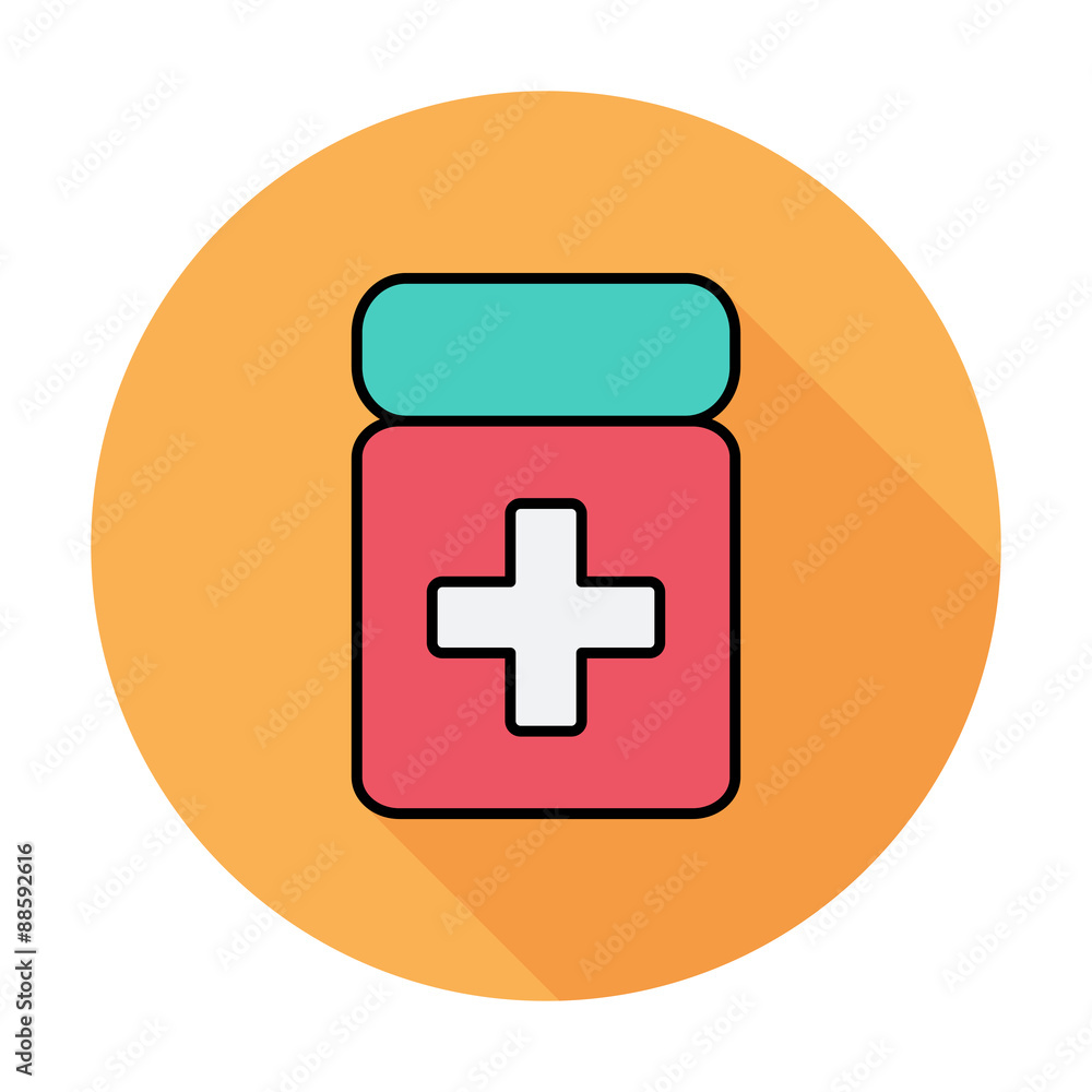 Fototapeta premium Drug icon.