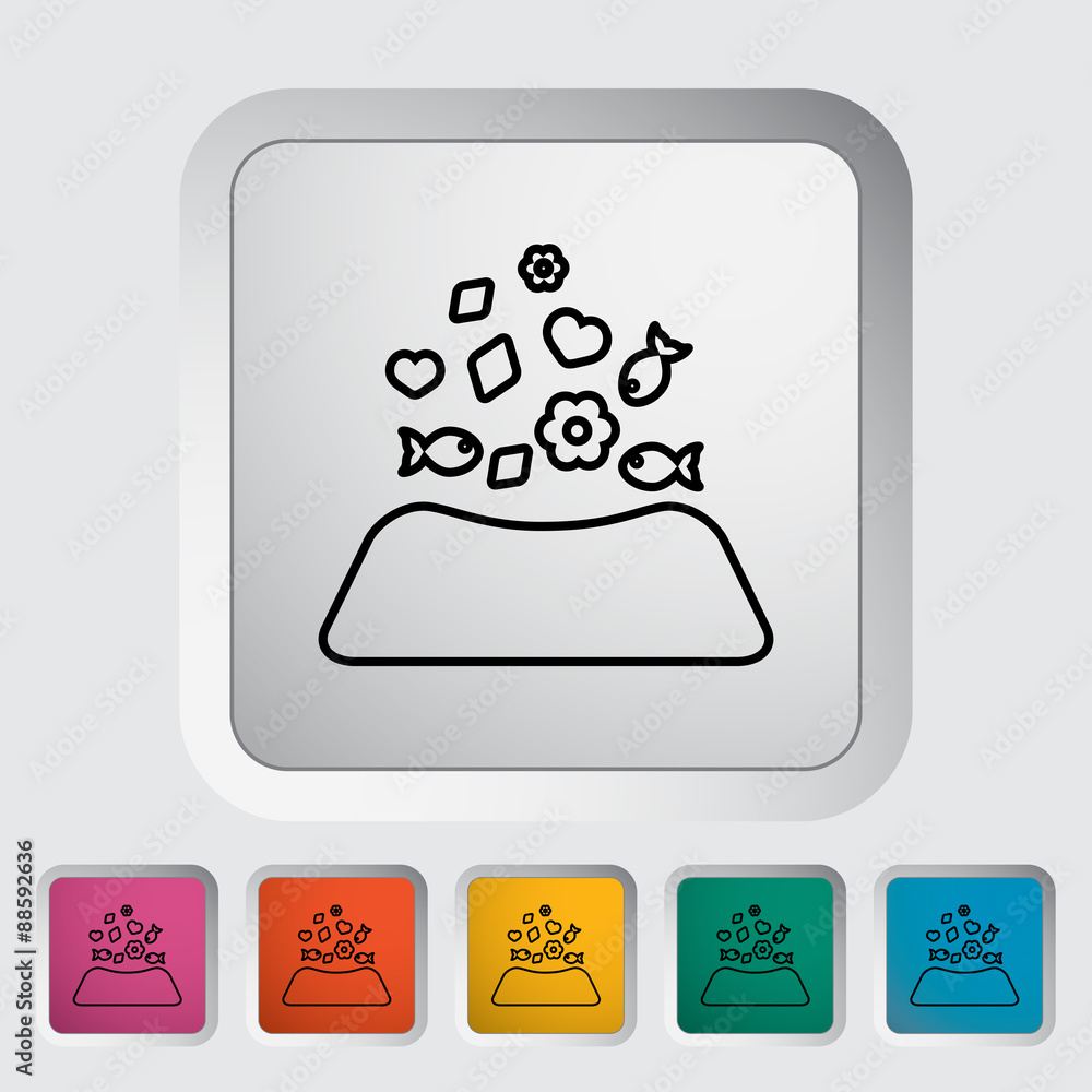 Fototapeta premium Animal bowl