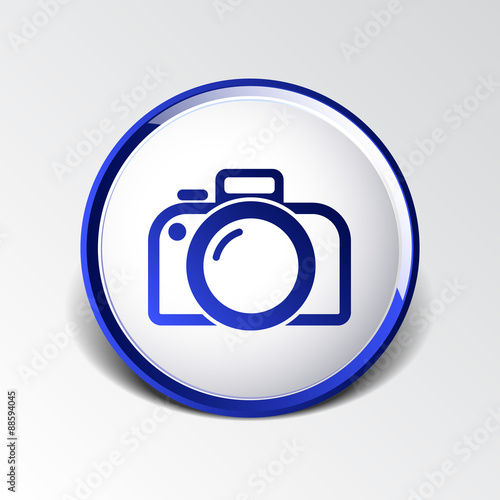 photo camera icon vector symbol photography vibrant 