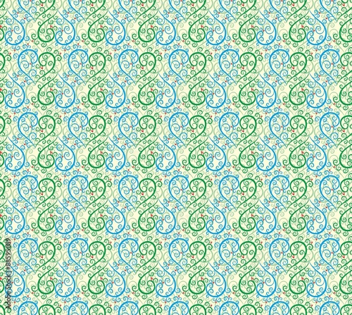 Background with hearts.